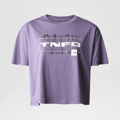 The North Face - W SS Coordinates Tee - Lunar Slate/Black-T-shirts-NF0A7UPALK31