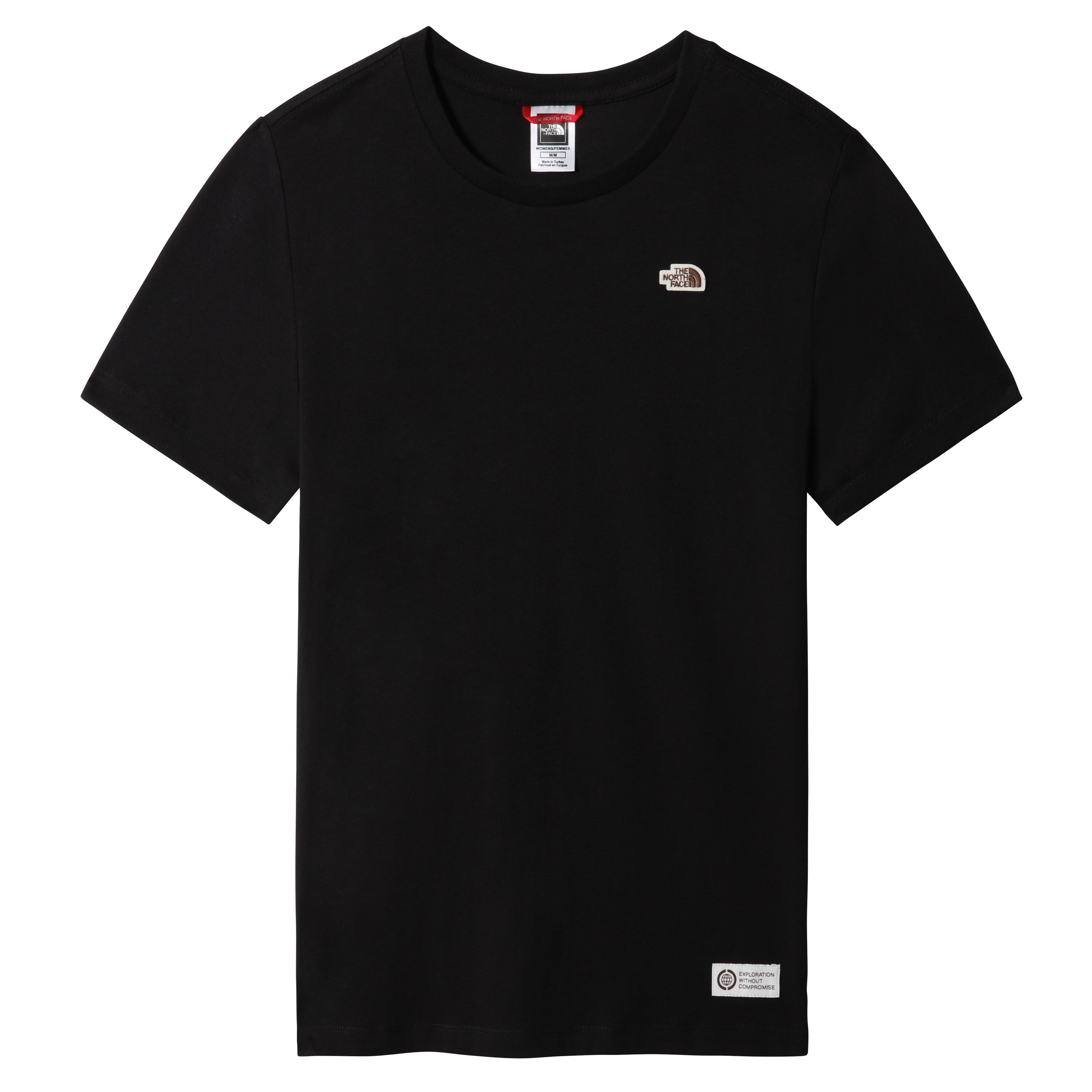 The North Face - W Heritage S/S Recycled Tee Tnf - Black-Tops-NF0A5IH3JK31
