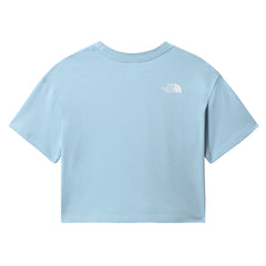 The North Face - W New SS Crop Zumu Tee - Beta Blue-Tops-NF0A5ILX3R31
