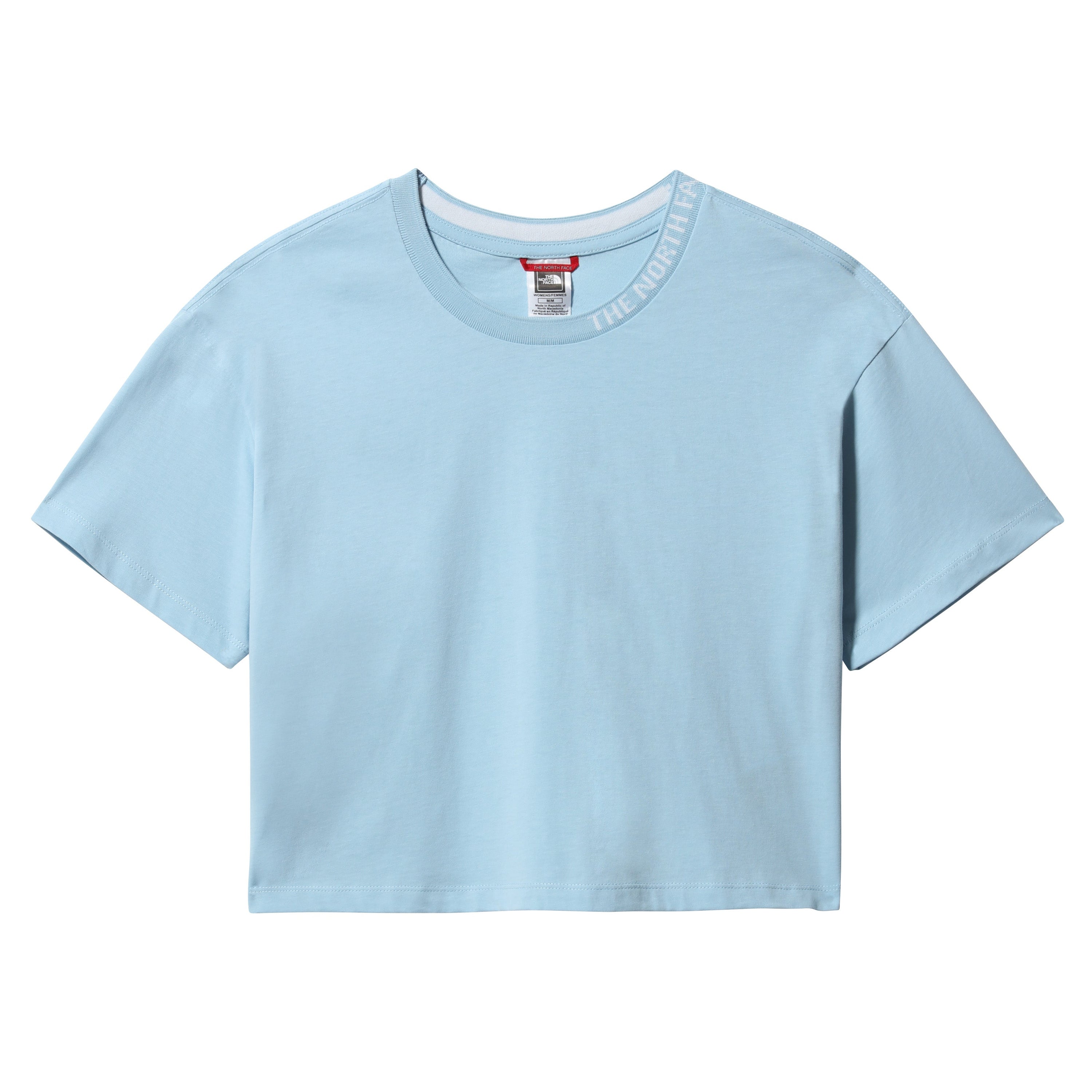 The North Face - W New SS Crop Zumu Tee - Beta Blue-Tops-NF0A5ILX3R31