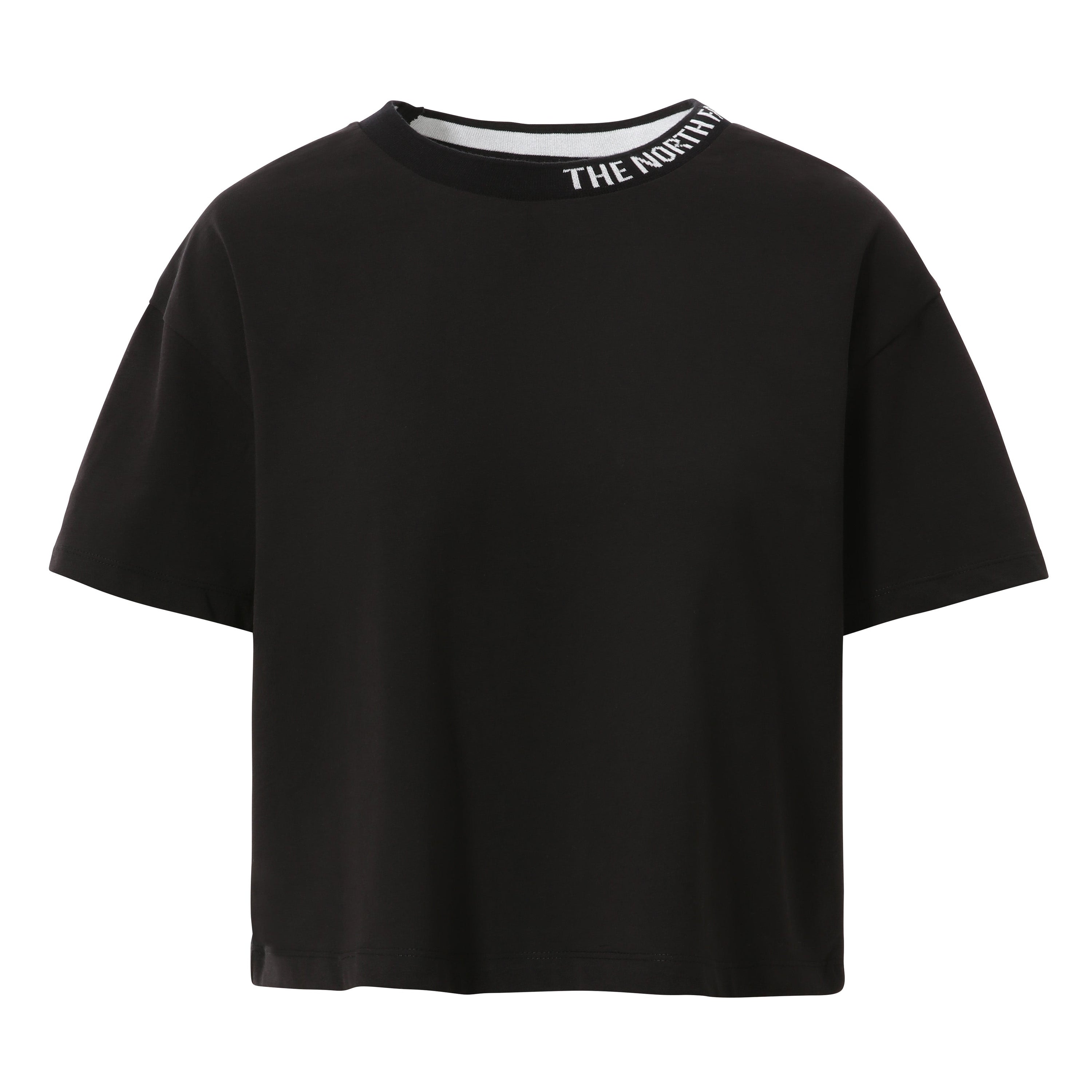 The North Face - W Zumu Crop Tee - Black-Tops-NF0A5ILXJK31