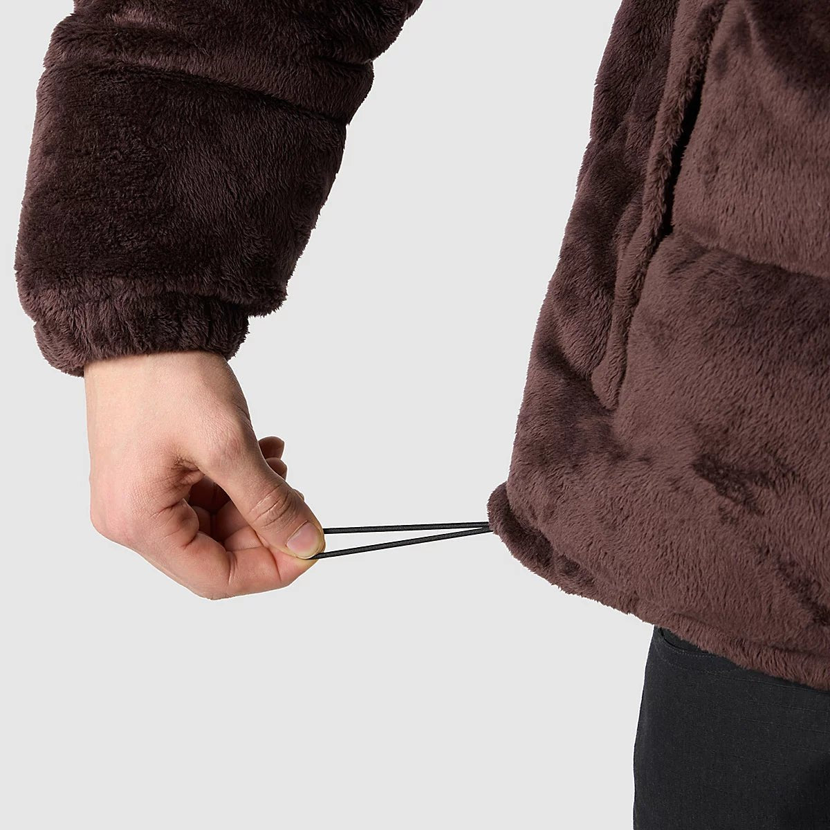 The North Face - Nuptse Versa Velours Jacket - Coal Brown-Vestes et Manteaux-