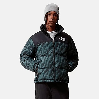 The North Face - Printed 1996 Retro Nuptse Jacket - Balsam Green Wood Tiger Print-Vestes et Manteaux-NF0A5IX429L