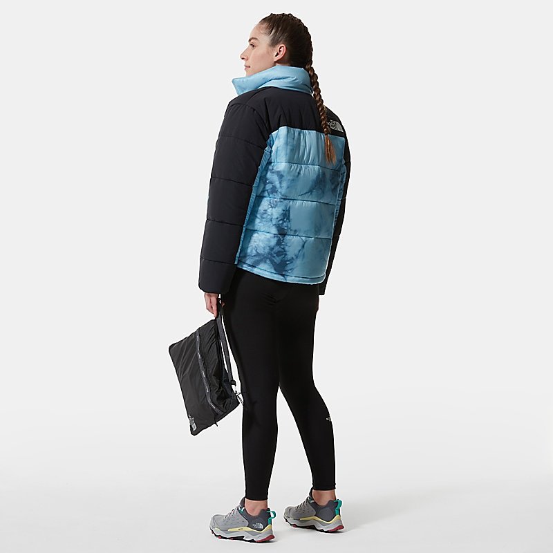 The North Face - W Himalayan Insulated Jacket - Beta Blue Dye Texture Print-Vestes et Manteaux-NF0A5IXK53