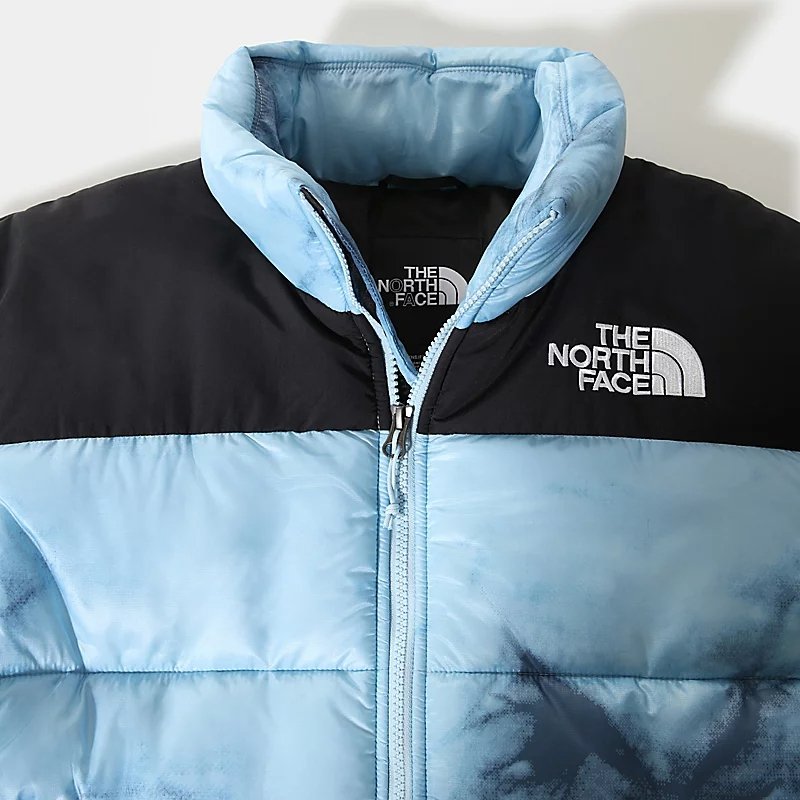 The North Face - W Himalayan Insulated Jacket - Beta Blue Dye Texture Print-Vestes et Manteaux-NF0A5IXK53