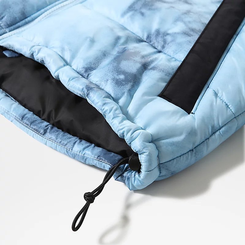 The North Face - W Himalayan Insulated Jacket - Beta Blue Dye Texture Print-Vestes et Manteaux-NF0A5IXK53