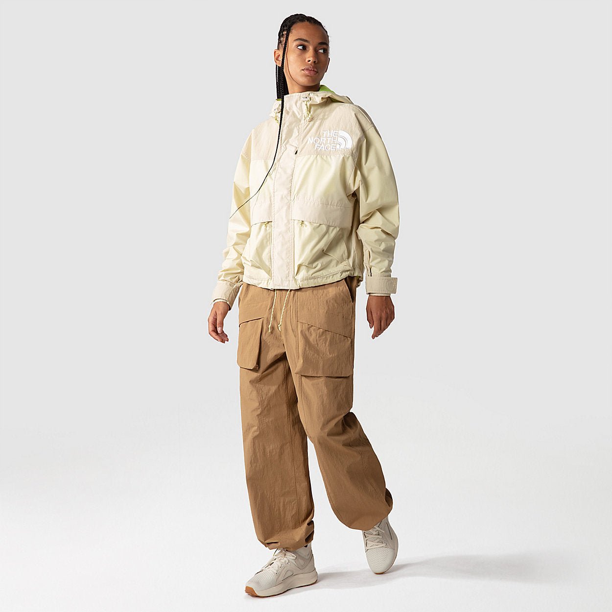 The North Face - Women's 86 Low-Fi Hi-Tek Mountain Short Jacket - Gravel-Vestes et Manteaux-NF0A7ZYT3X41