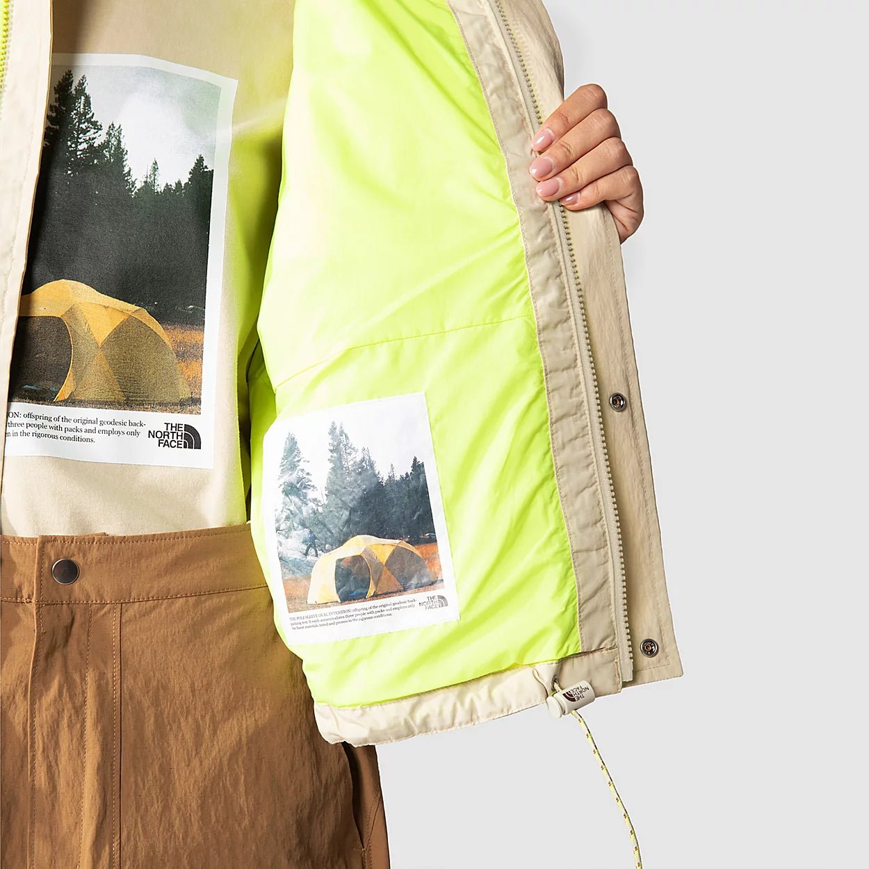 The North Face - Women's 86 Low-Fi Hi-Tek Mountain Short Jacket - Gravel-Vestes et Manteaux-NF0A7ZYT3X41