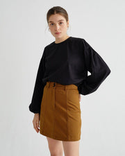 Thinking Mu - Caramel Rhea Skirt-Jupes et Pantalons-