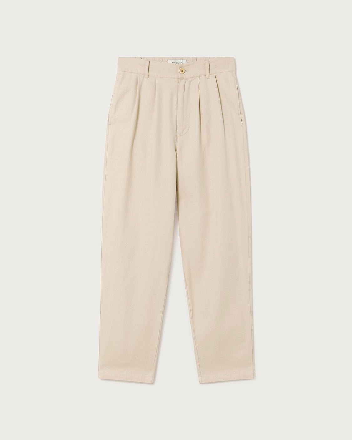Thinking Mu - Eco-Friendly - Hemp Rina Pants - Pearl-Jupes et Pantalons-WPT00152
