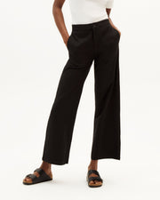 Thinking Mu - Eco-Friendly - Karina Pants - Black-Jupes et Pantalons-WPT00148