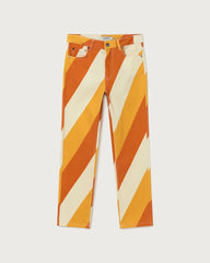 Thinking Mu - Eco-Friendly - Slash Nele Pants - Yellow-Jupes et Pantalons-WPT00141