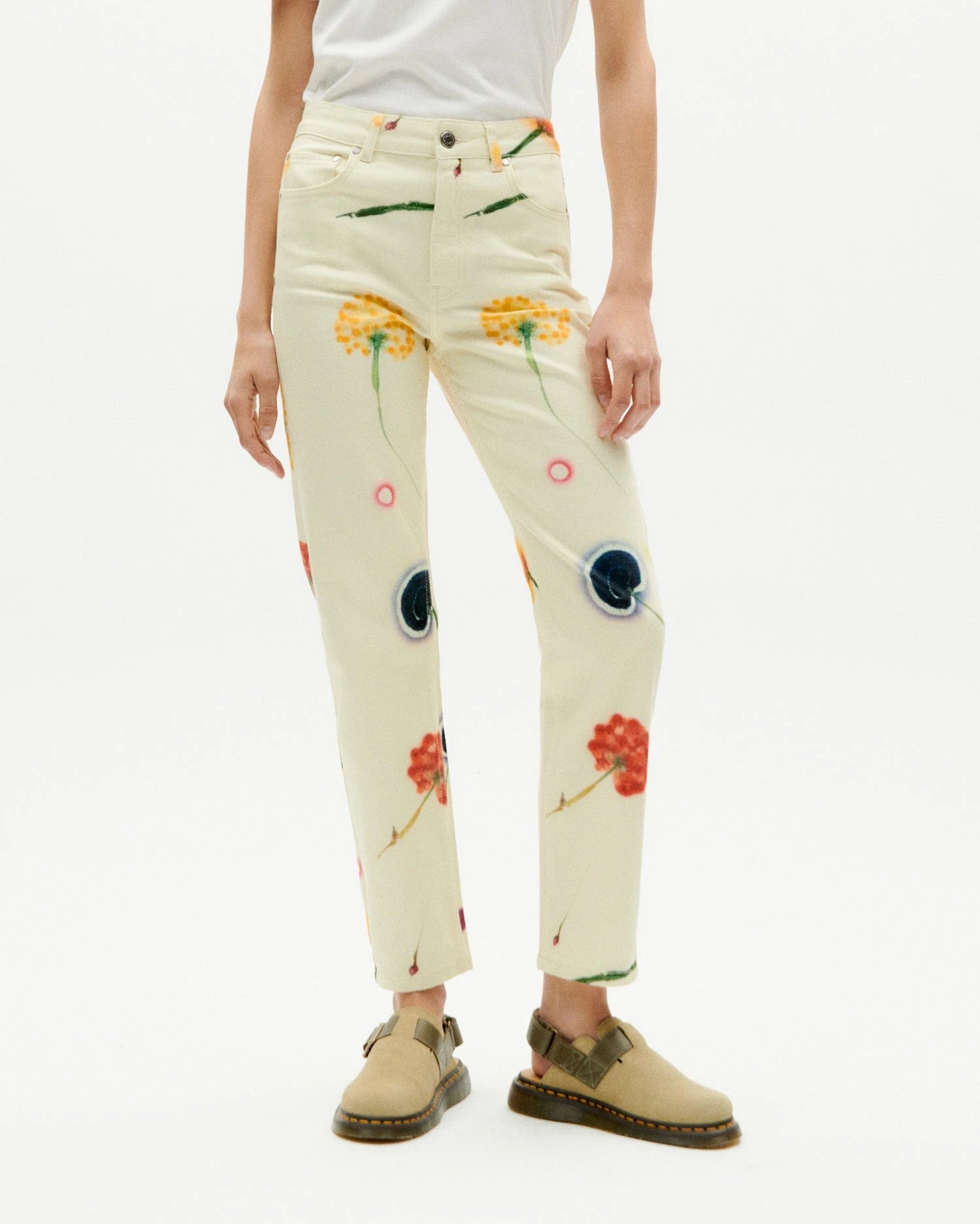 Thinking Mu Femme - Feuz Blow Nele Pants - Multico-Jupes et Pantalons-WPT00173