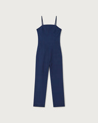 Thinking Mu - Mona Jumpsuit - Navy - Organic Cotton-Jupes et Pantalons-WJS00080