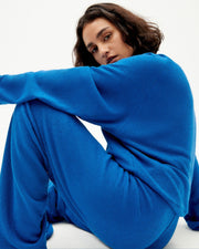 Thinking Mu - Trash Eri Pants - Klein Blue- Eco-friendly-Jupes et Pantalons-WPT00119