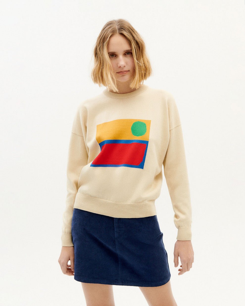 Thinking Mu - Le Soleil Trash Paloma Knitted Sweater - Eco-responsable-Pulls et Sweats-WKN00127