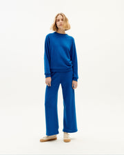 Thinking Mu - Trash Fontana Sweatshirt - Klein Blue- Eco-friendly-Pulls et Sweats-WSS00107