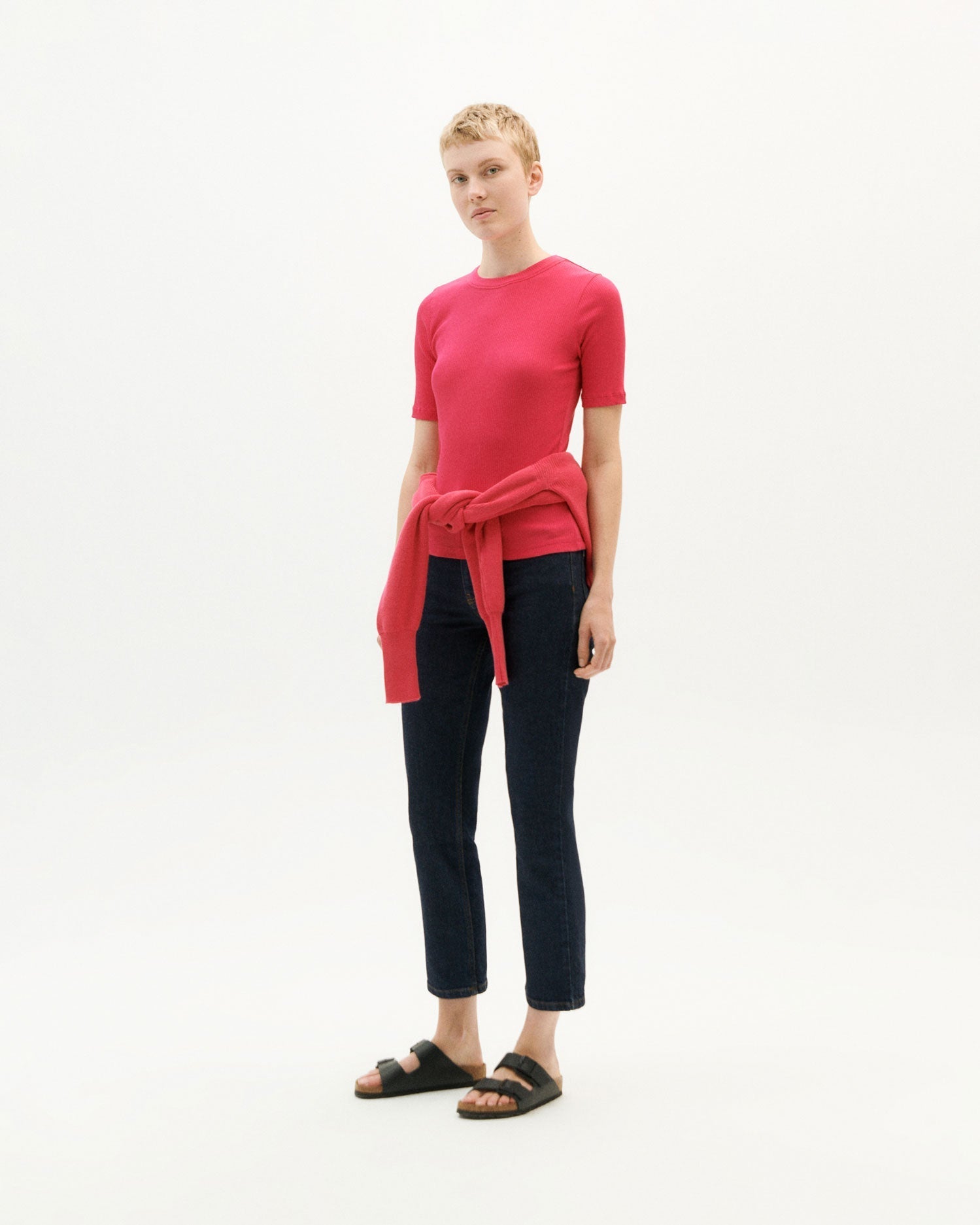 Thinking Mu - Dakota Top - Fuscia-Tops-WTP00119