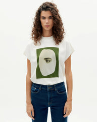 Thinking Mu Femme - Sense 1 Volta T-shirt - White-Tops-WTS00364