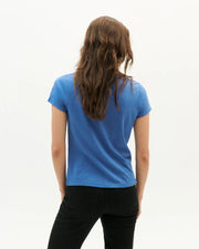 Thinking Mu - Hemp Regina T-shirt - Blue-Tops-WTS00306