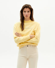 Thinking Mu - Here Comes The Sun - Lemon Fantine Sweatshirt - Yellow-Tops-WSS00124