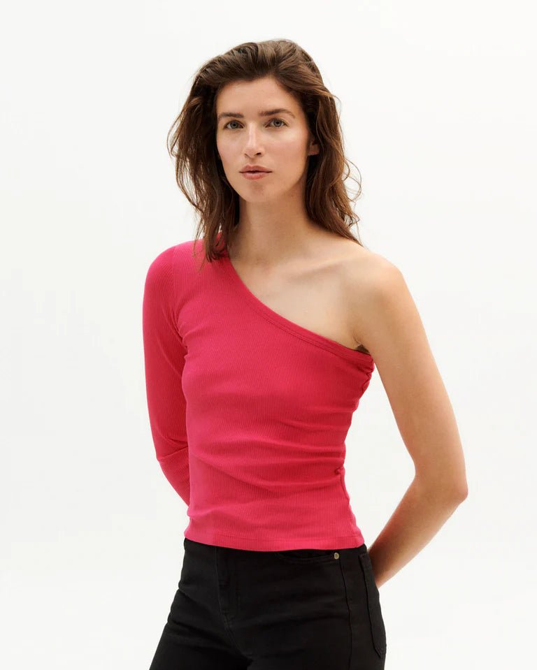 Thinking Mu - Magdalena Top - Fucsia-Tops-WTP00124