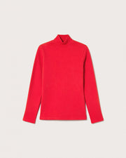 Thinking Mu Woman - Lava Red Rib Aine L/S Top - Eco-responsable-Tops-WTP00098