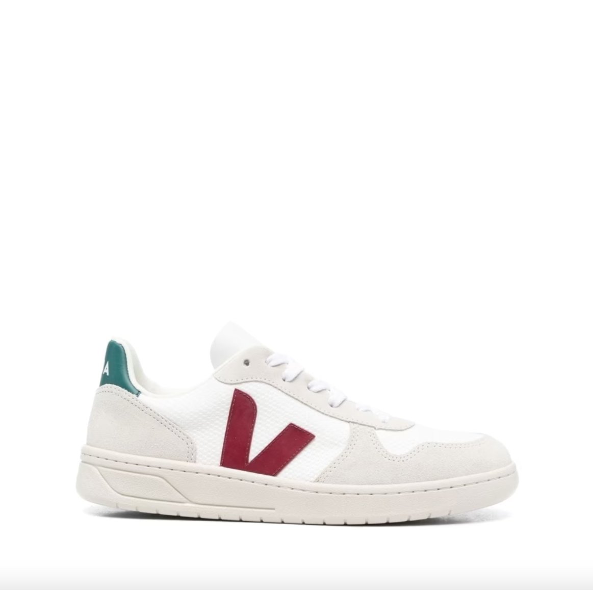 Veja - Basket V-10 B-mesh White Marsala Brittany - Eco-responsable-Chaussures-