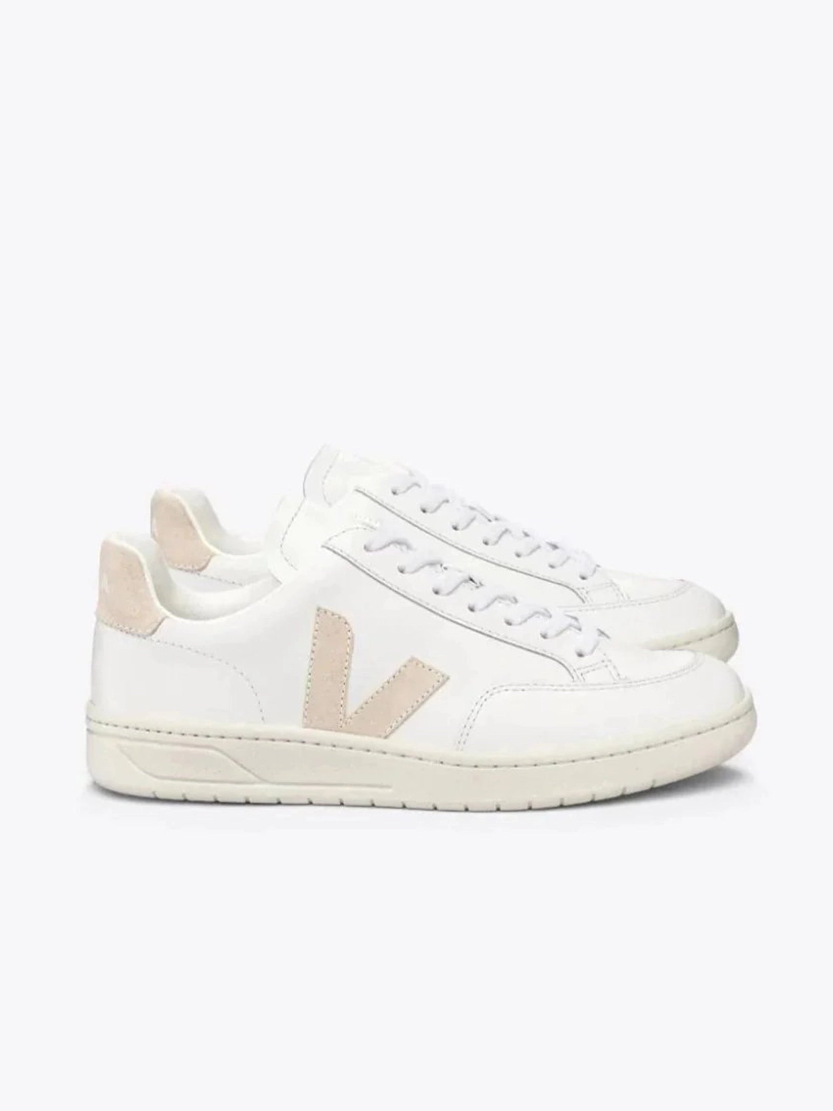 Veja - Basket V-12 Leather Extra-White Sable-Chaussures-XD0202335A