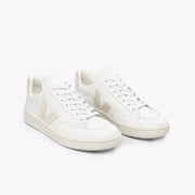 Veja - Basket V-12 Leather Extra-White Sable-Chaussures-XD0202335A