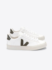 Veja - Campo Chromefree Leather - Extra White Kaki-Chaussures-CP0502347A