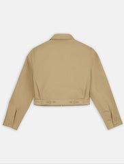 Dickies - Lined Eisenhower Cropped Woman Jacket - Khaki