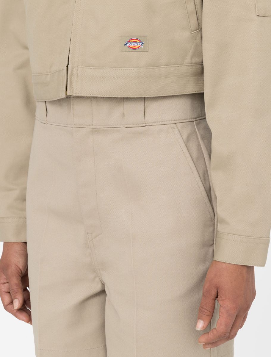 Dickies - Lined Eisenhower Cropped Woman Jacket - Khaki