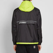 Stussy - Honeycomb Hooded Jacket Black-Vestes et Manteaux-115427