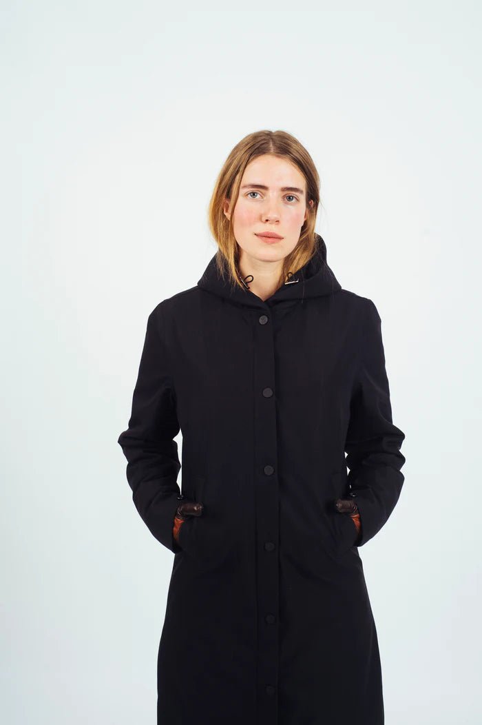 Welter Shelter - Coat - Not So Long Tube Spoiler - Black-Vestes et Manteaux-NSLT_NIN_SPIN_22