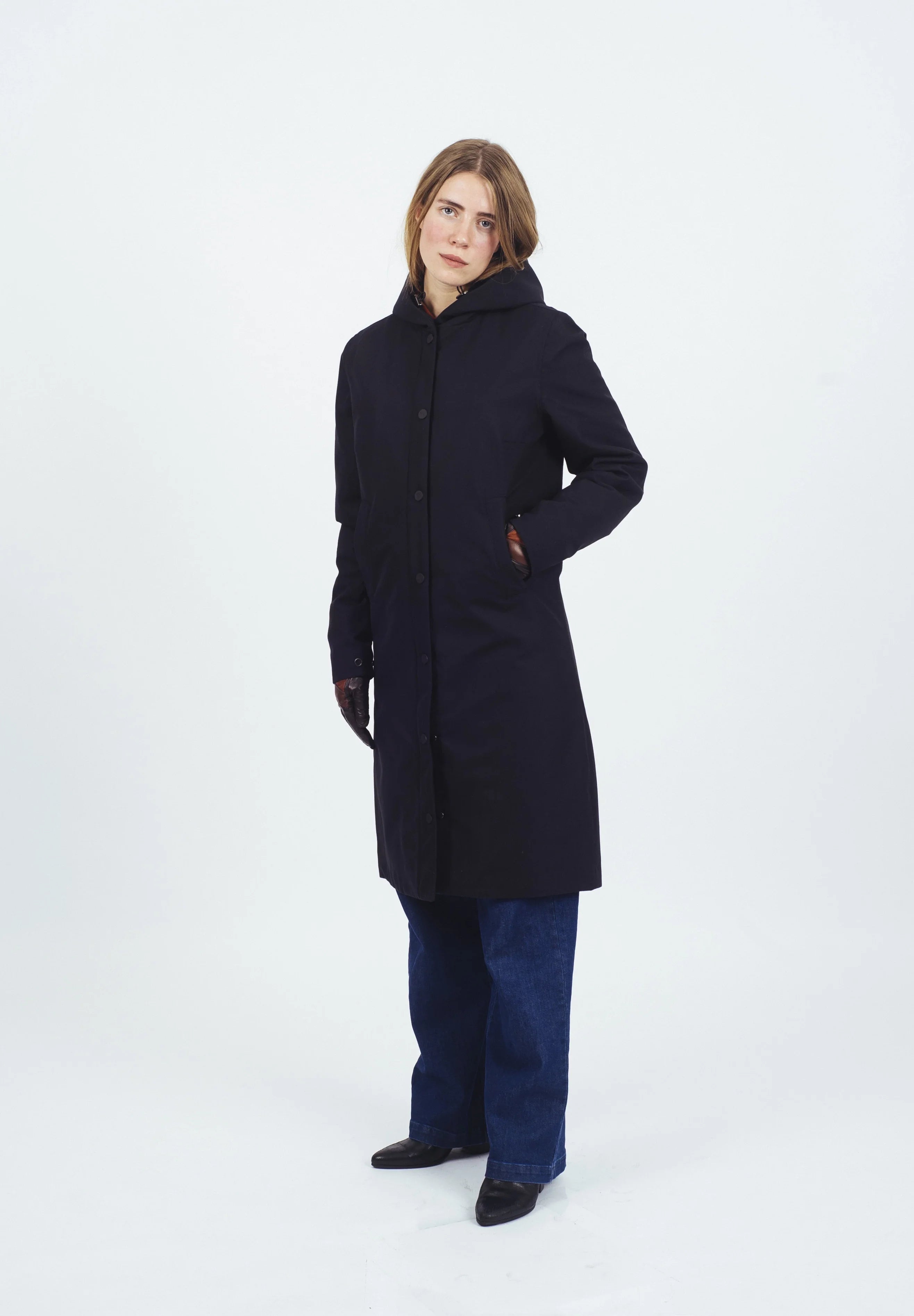 Welter Shelter - Coat - Not So Long Tube Spoiler - Black-Vestes et Manteaux-NSLT_NIN_SPIN_22