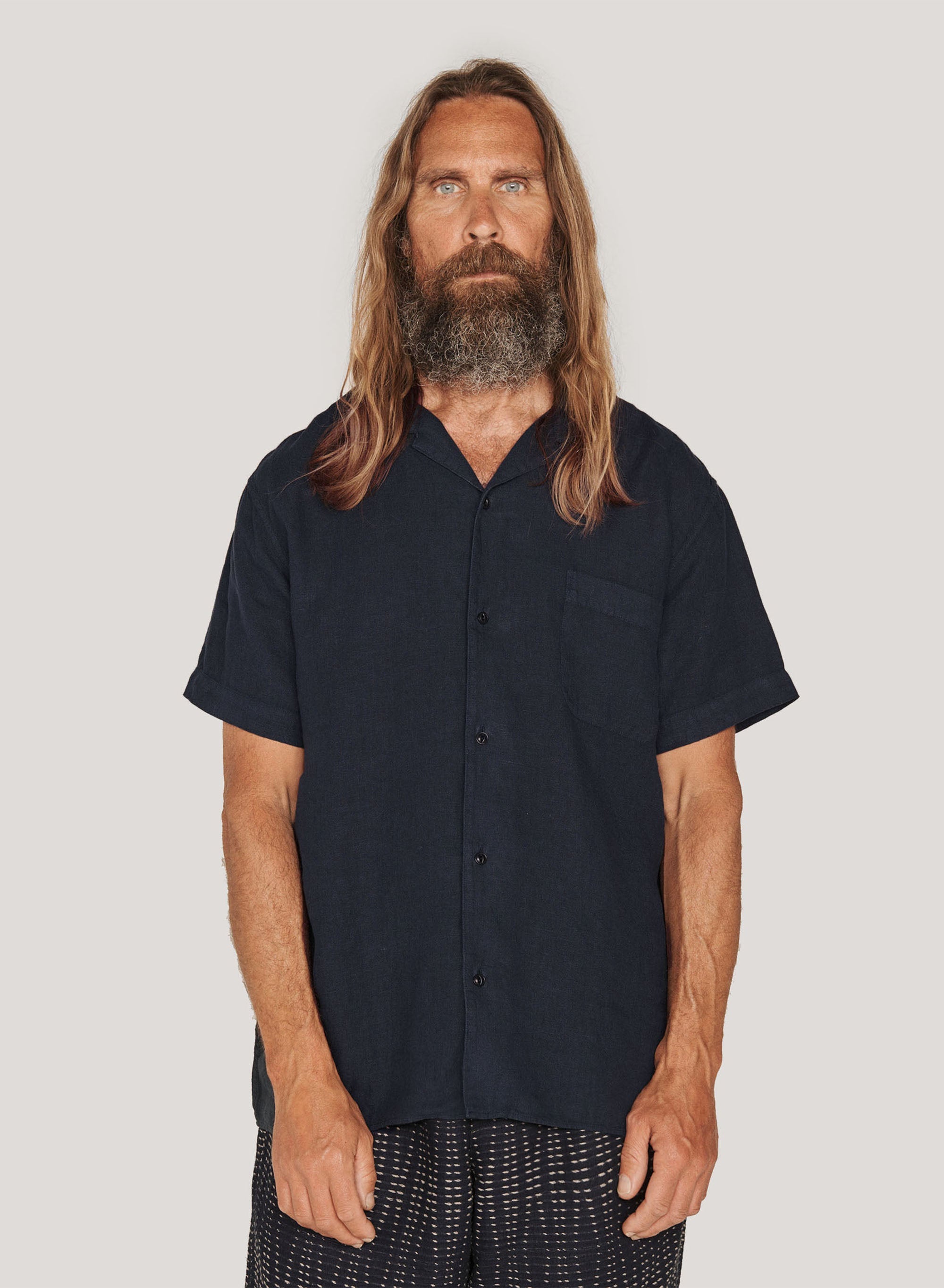 YMC - Malick Shirt - Navy-Chemise-P2WAV
