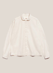 YMC - Marianne Long Sleeve Shirt - White-Chemises-Q2AZB