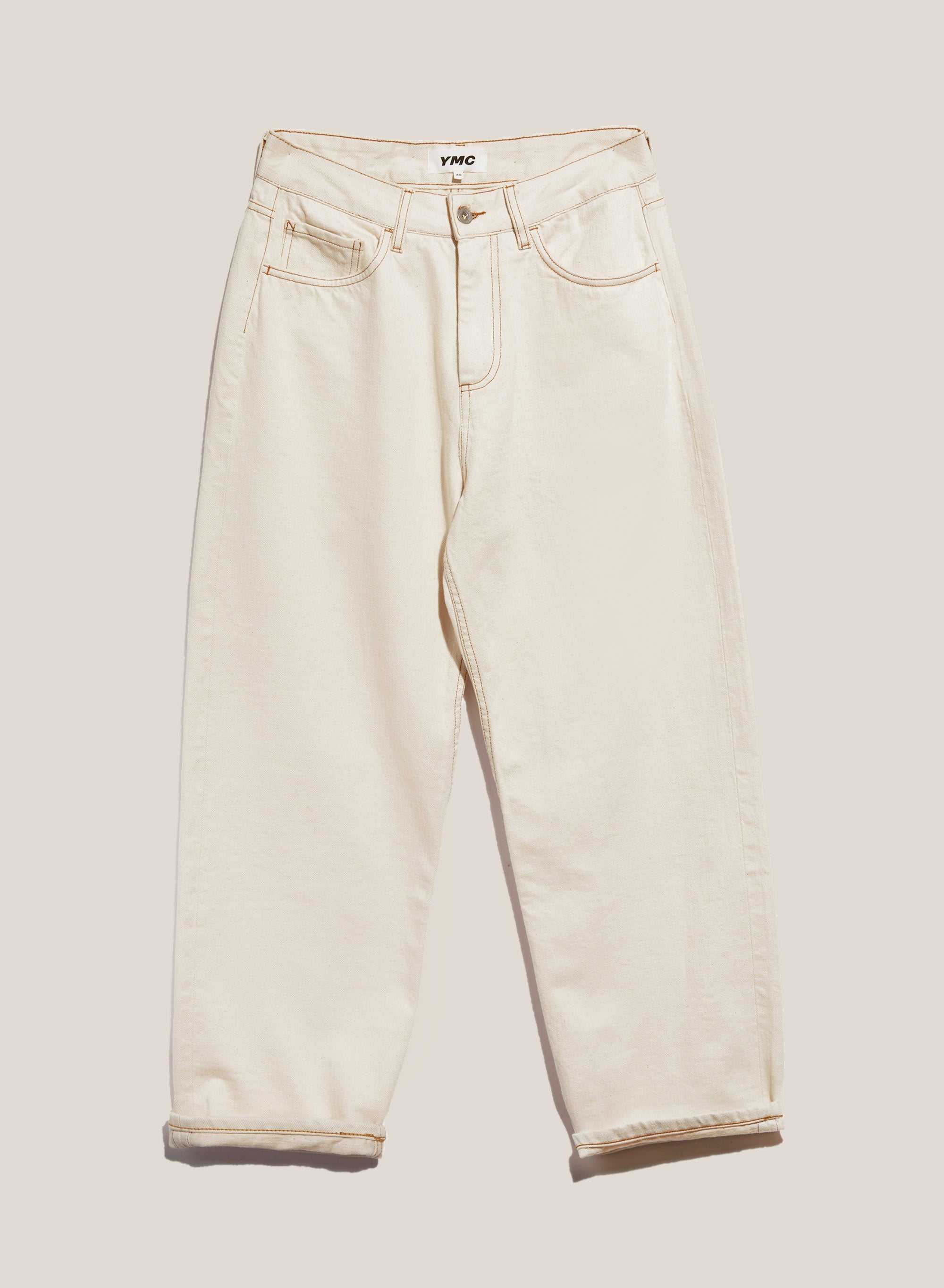 YMC - Earth Silver Jean - Ecru-Jean-Q4AZI