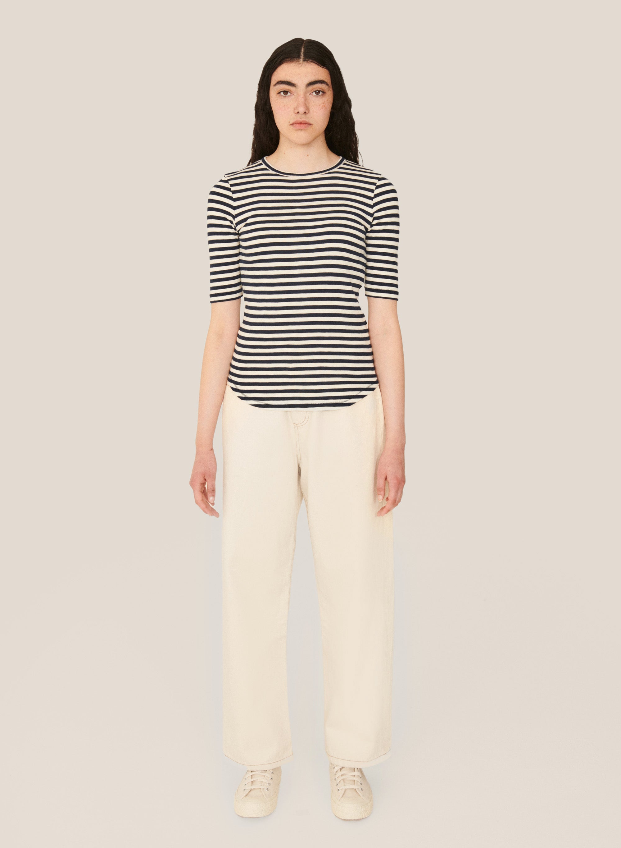 YMC - Earth Silver Jean - Ecru-Jean-Q4AZI